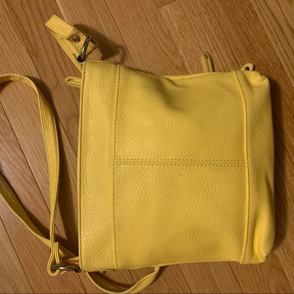 The Tog Shop Lemon Yellow Crossbody Purse